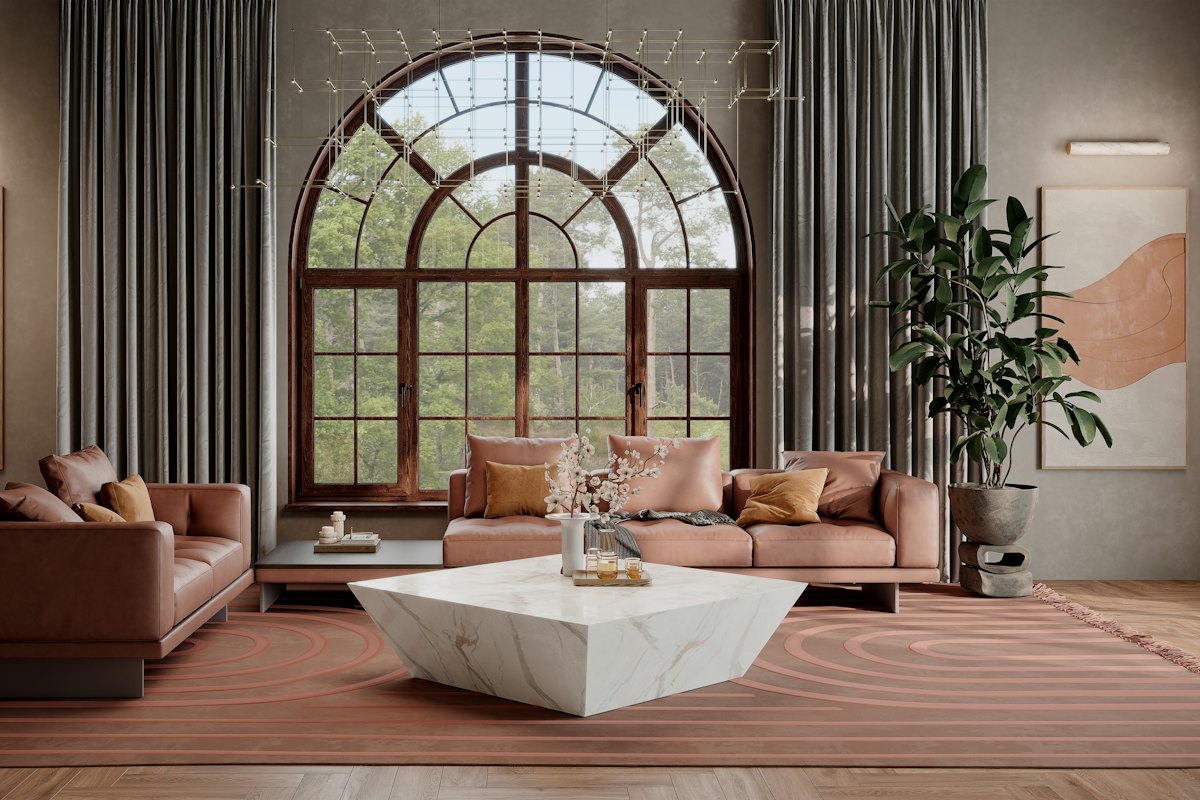 Salon lumineux – Cannes Californie · Double vitrage